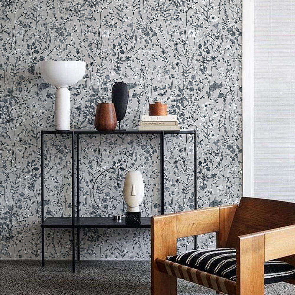 JiffDiff Floral Self-Adhesive Wallpaper