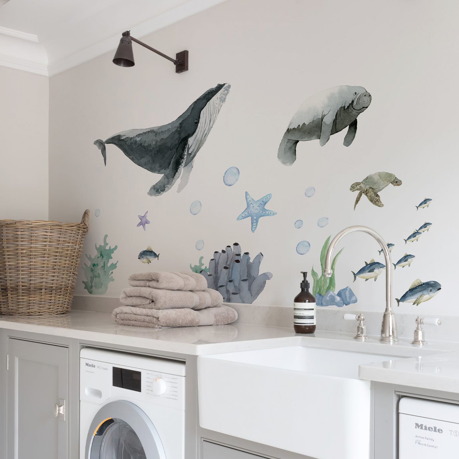 Marine Animals Peel and Stick Wall Decal