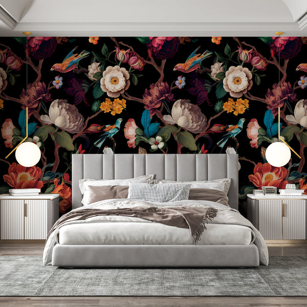 Floral Branches Peel and Stick Wall Mural