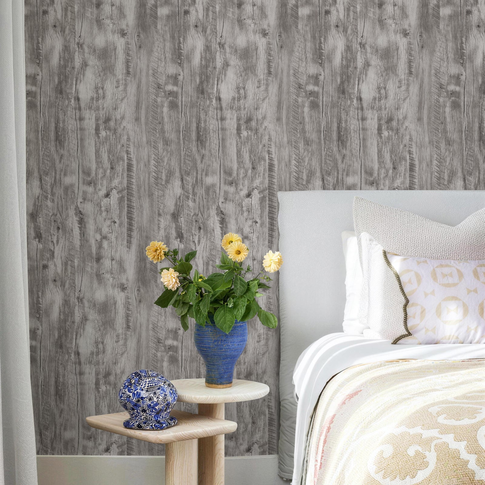 Natural Oak Vintage Wood Peel and Stick Wallpaper