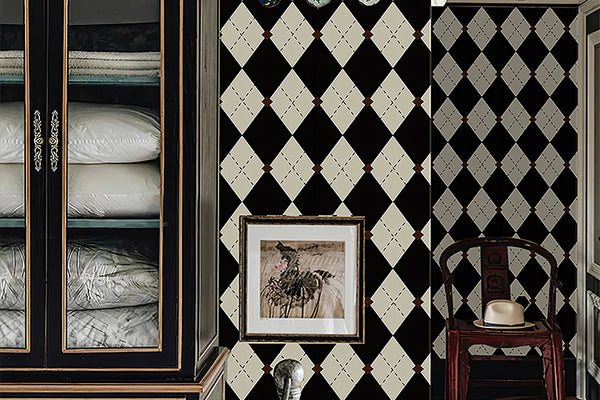 Plaid Geometric Wallpaper