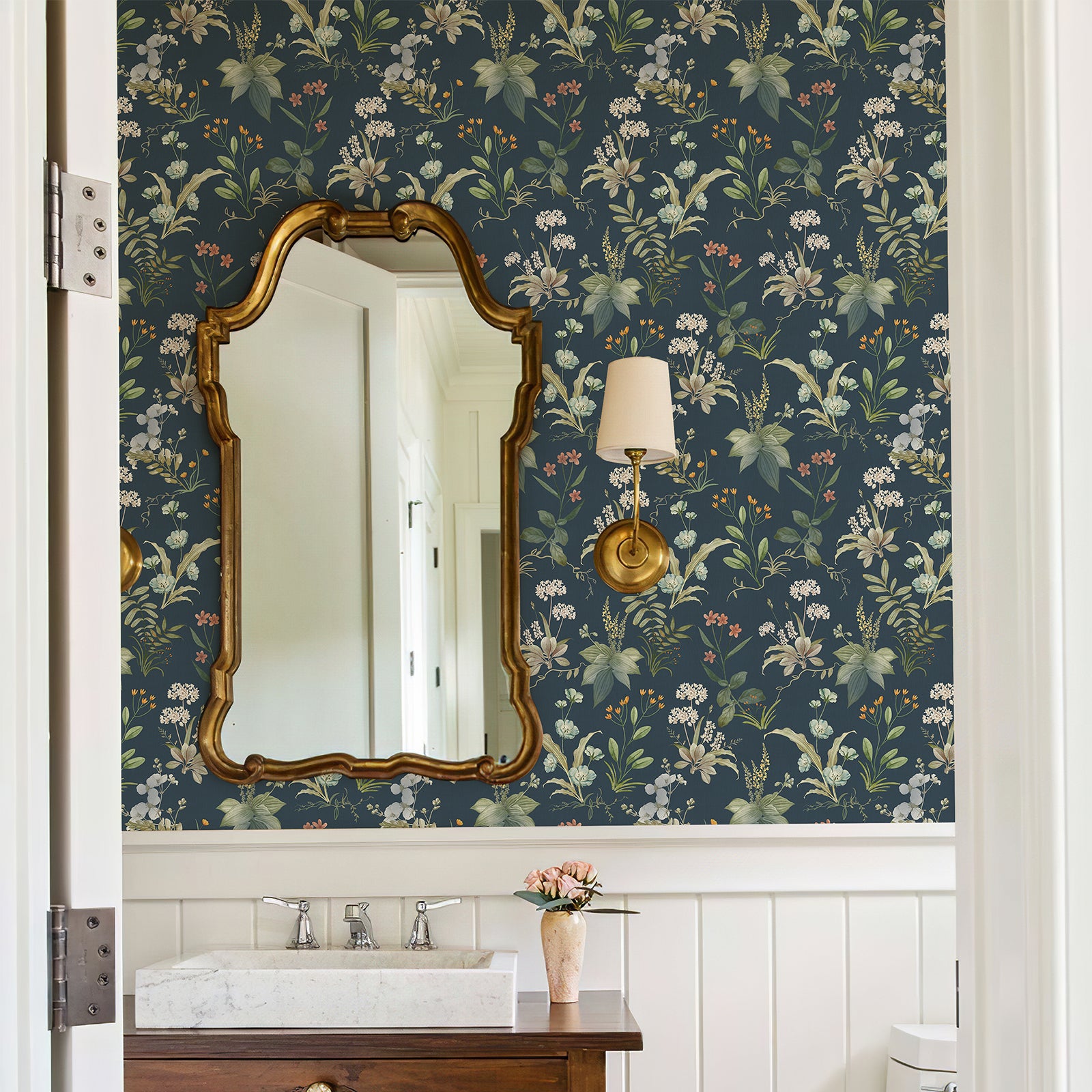 Wildflowers Botanical Wallpaper