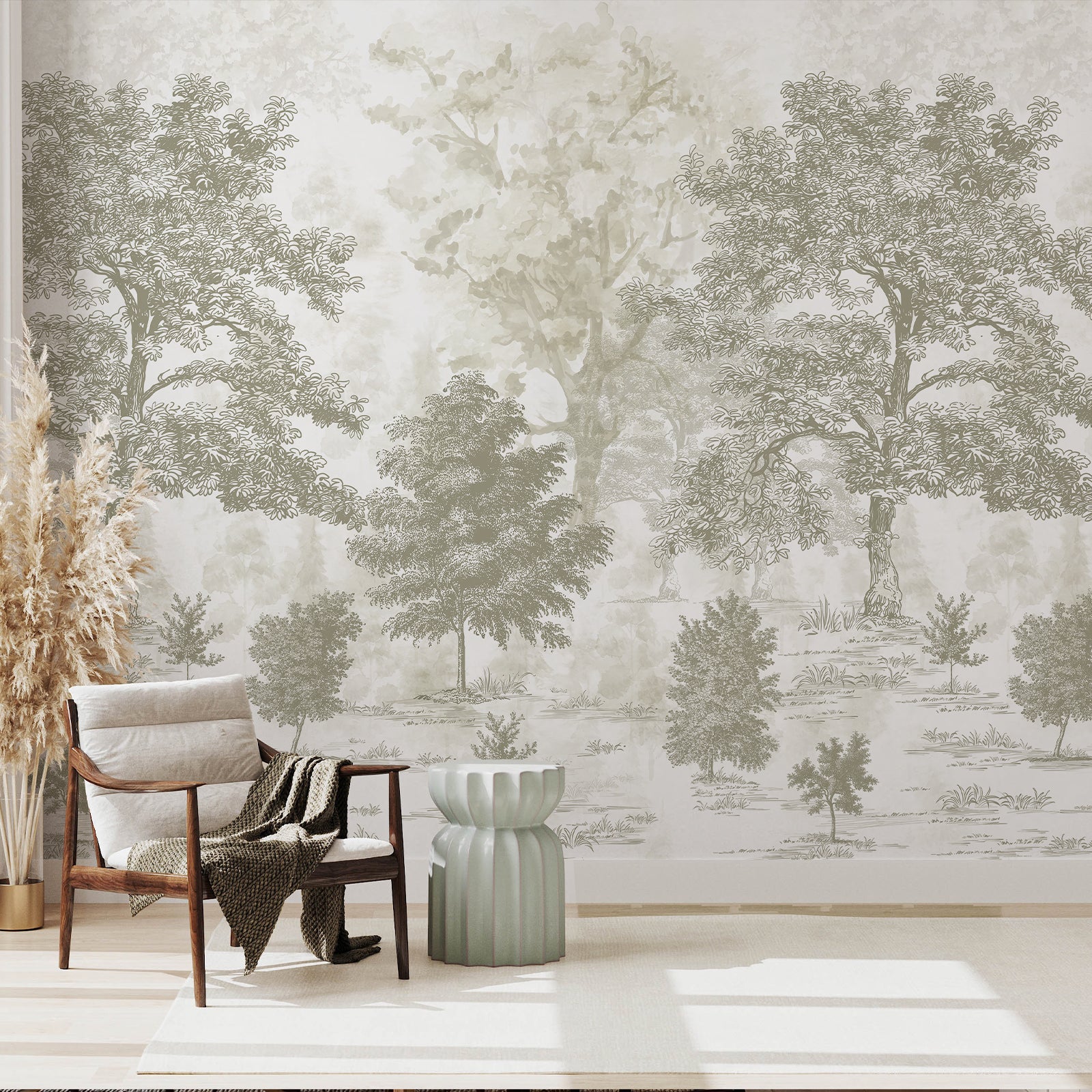 Vintage Forest Peel and Stick Wall Mural