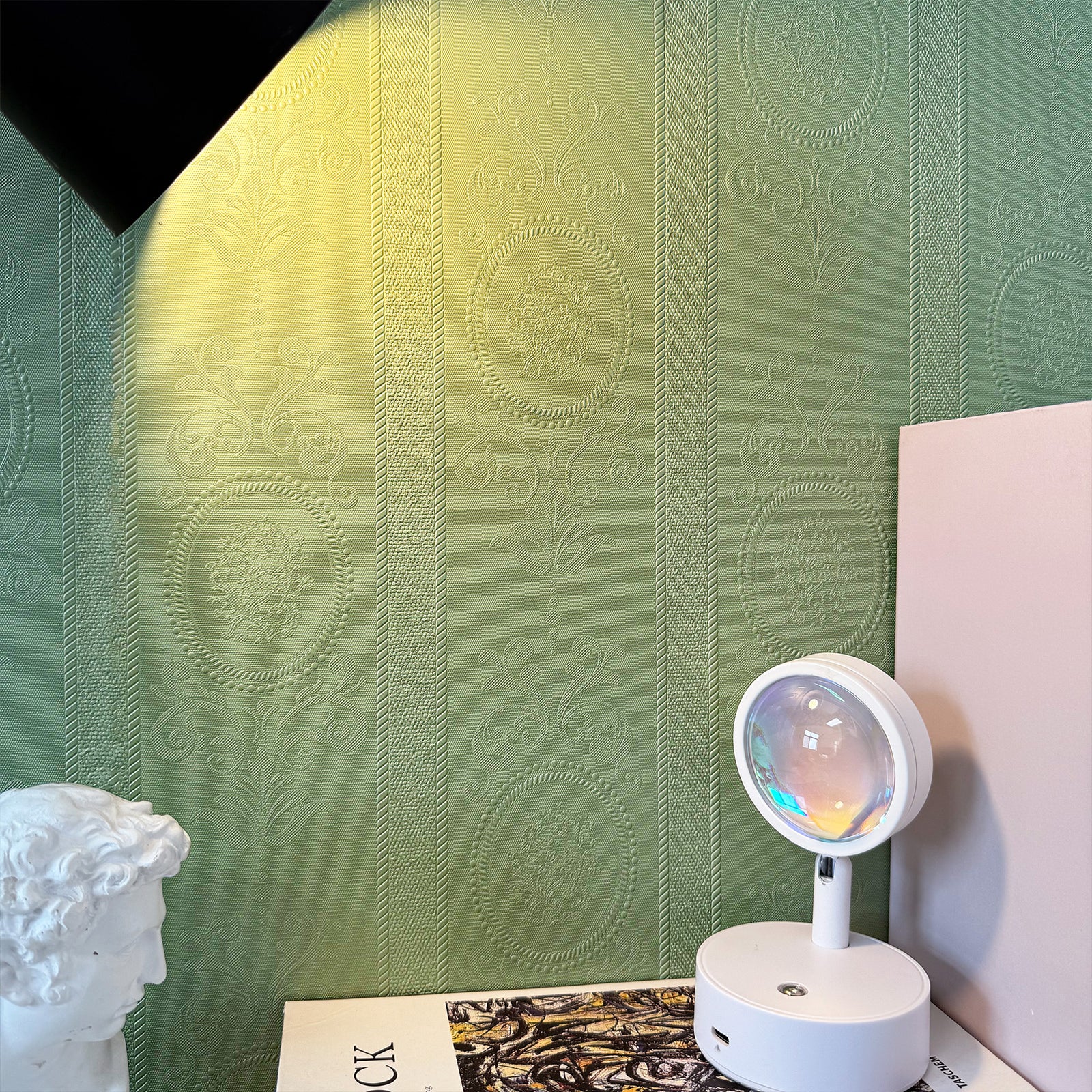 Muti-Color Rococo Peel and Stick Wallpaper