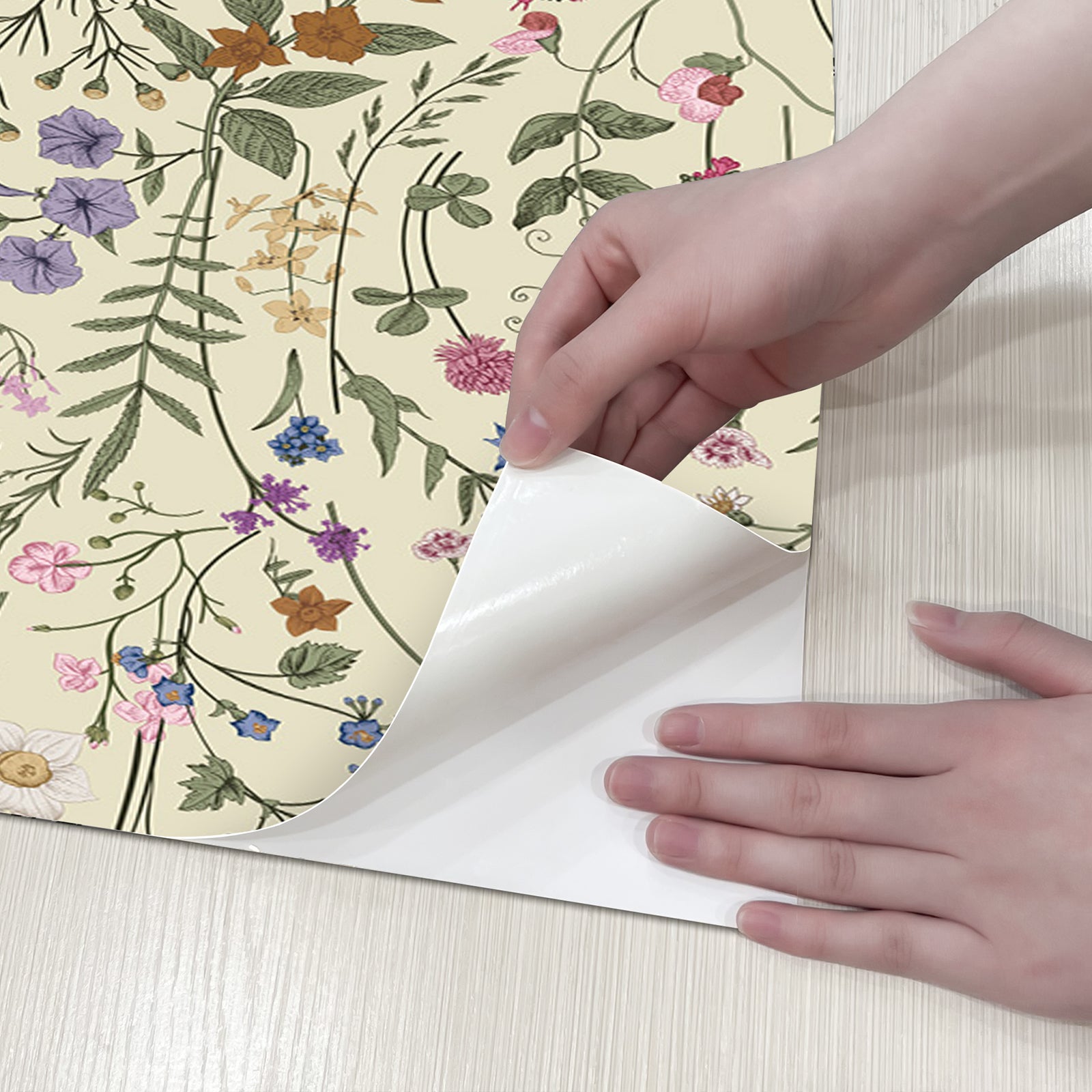 Wildwood Farm Wildflower Peel and Stick Wallpaper