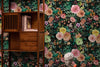 Multicolor Peony Nursery Wallpaper