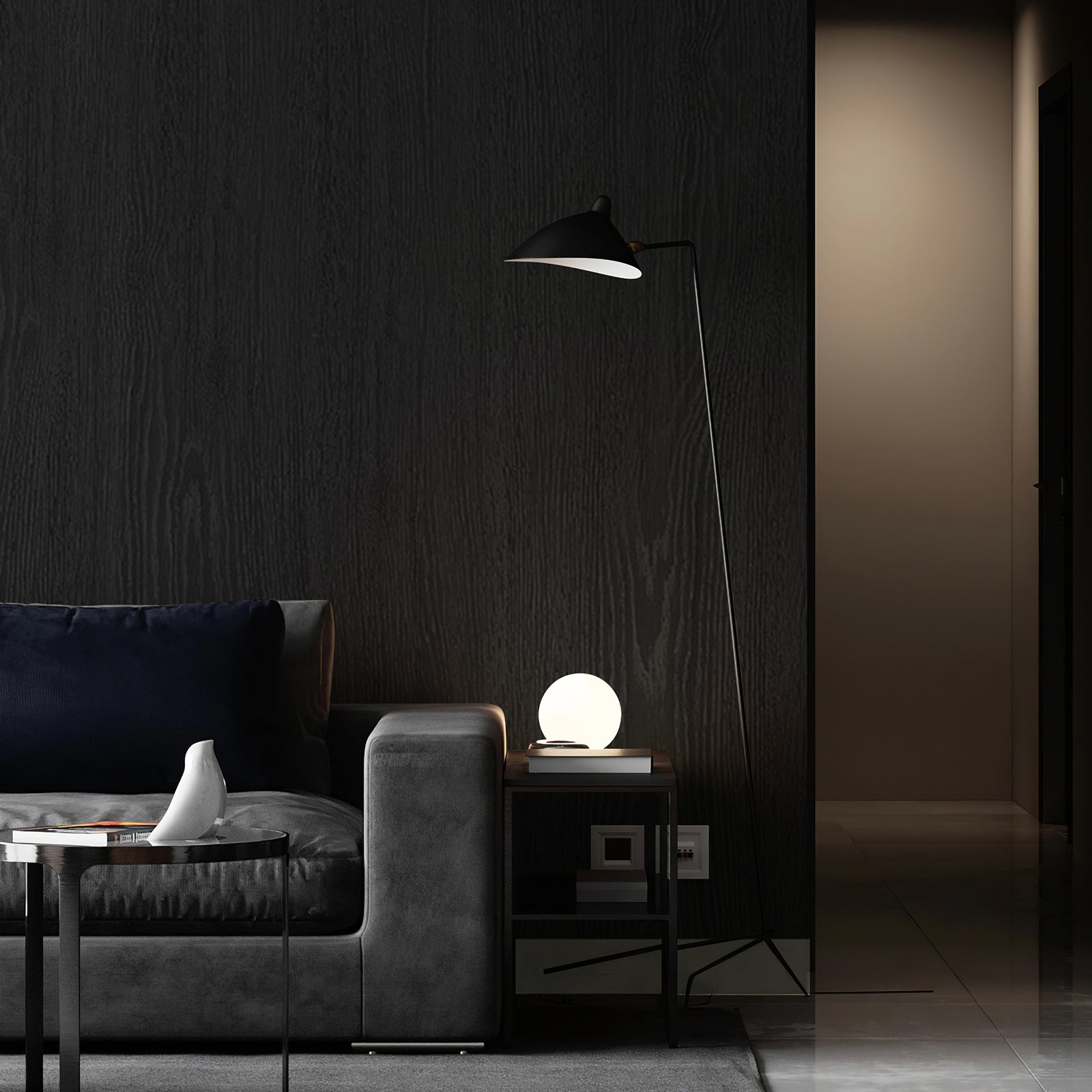 Muti-Color Wood Grain Peel and Stick Wallpaper