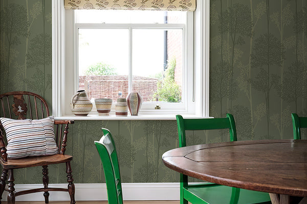 Tree Farmhouse Removable Peel and Stick Wallpaper