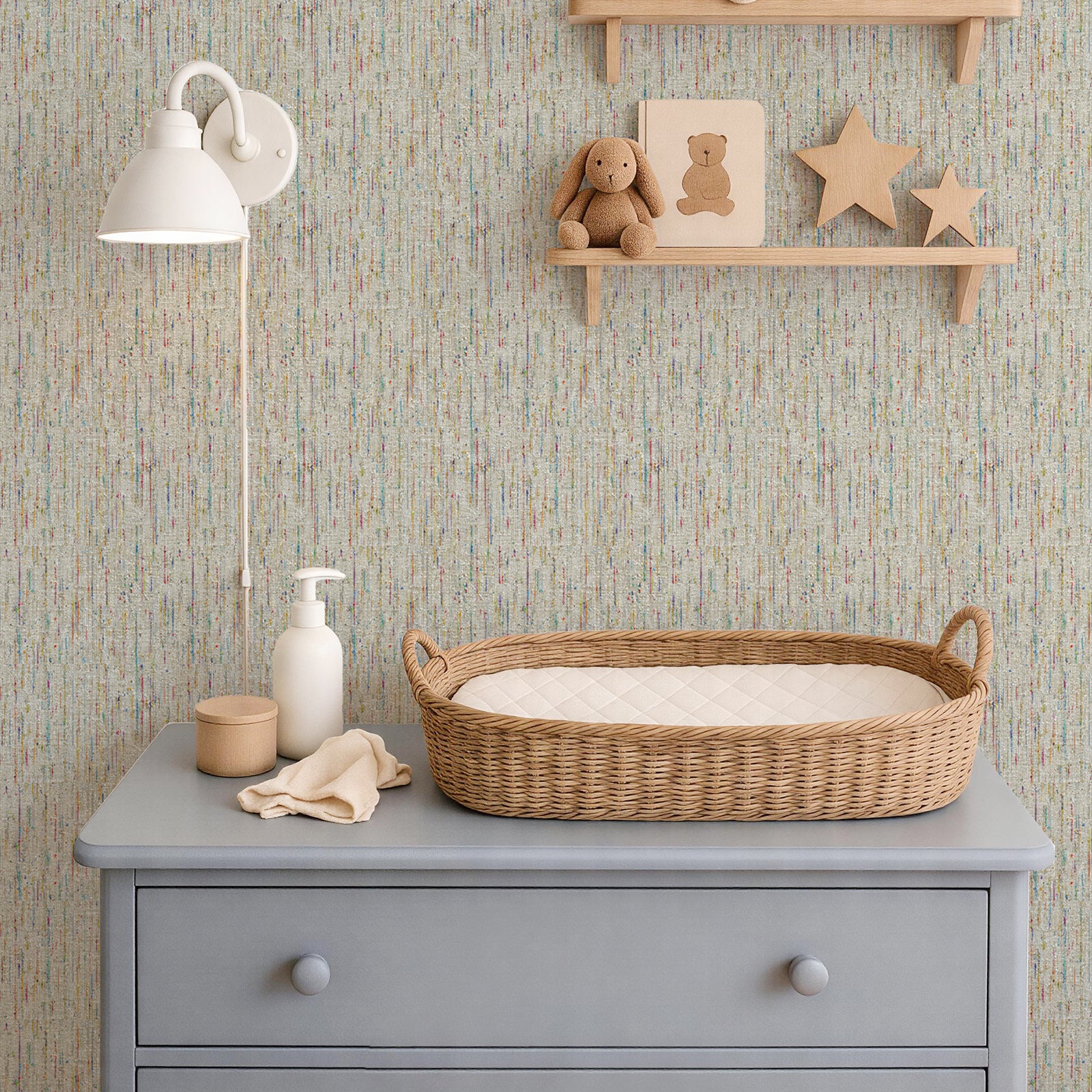 Fabric texture Peel and Stick Wallpaper