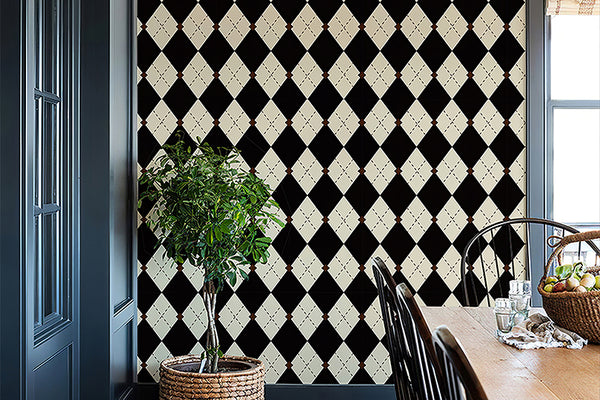 Plaid Geometric Wallpaper