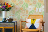 Boho Sun Floral Wallpaper