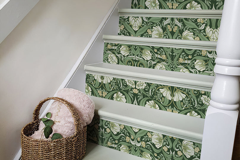 Vintage Floral Peel and Stick Wallpaper