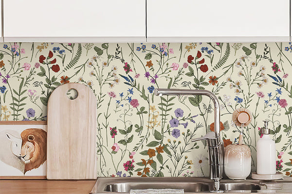 Wildwood Farm Self Adhesive Wallpaper