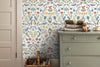 Farm Floral Wallpaper