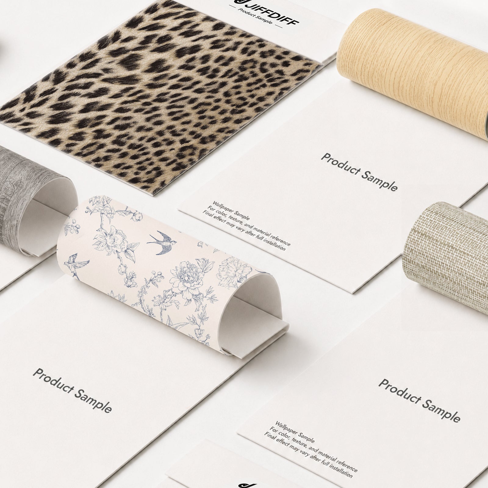 Multi-Style Wallpaper and Mural Sample Kit for Home DIY Decor(Pre-order, delivery in 20 days)