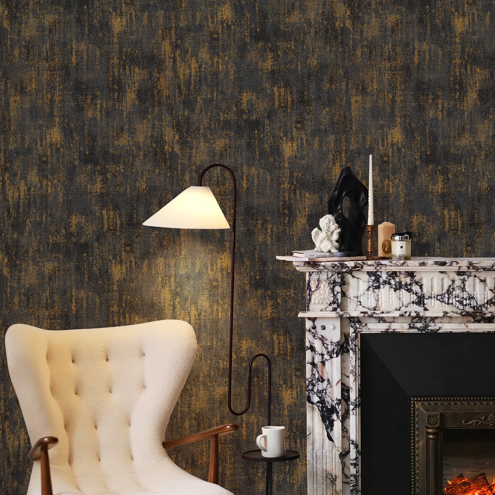 Industrial Style Peel & Stick Wallpaper