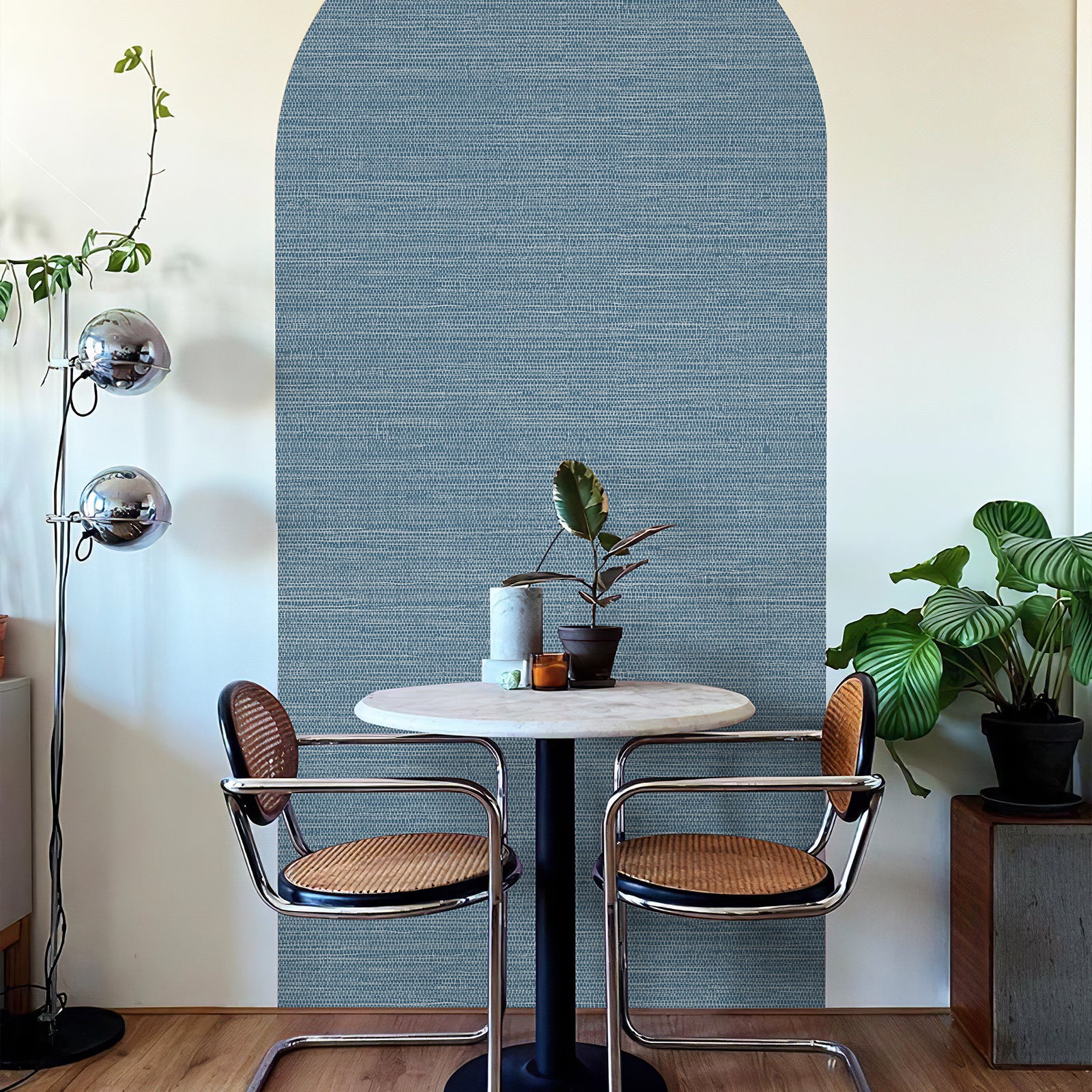Grasscloth Woven Removable Peel and Stick Wallpaper