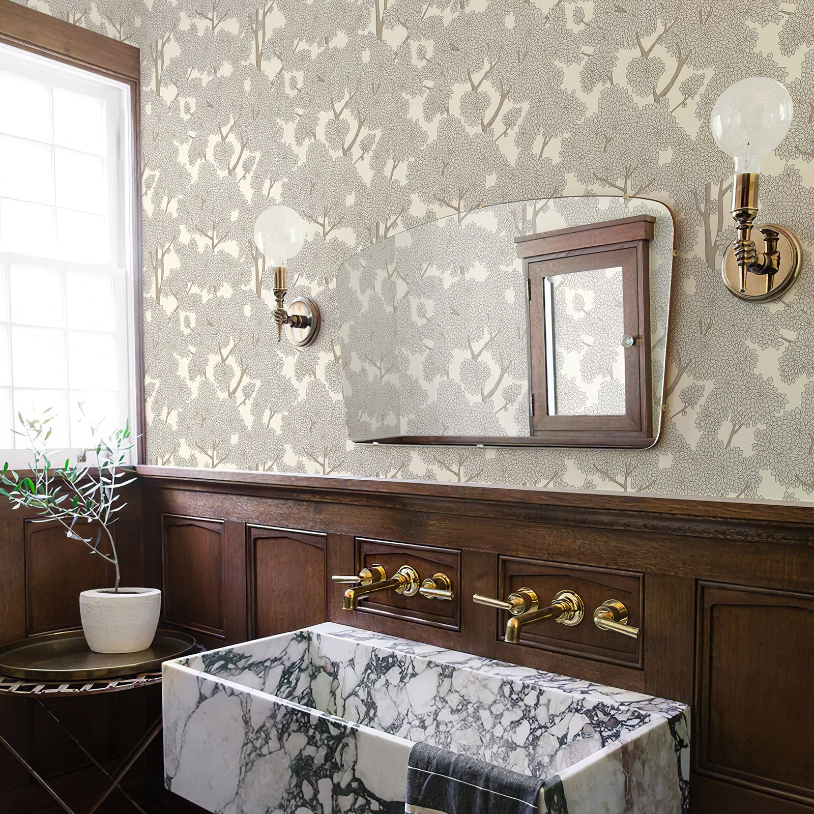 Whispering Leaves Wallpaper