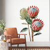 King Protea Flowers Peel and Stick Wall Decal