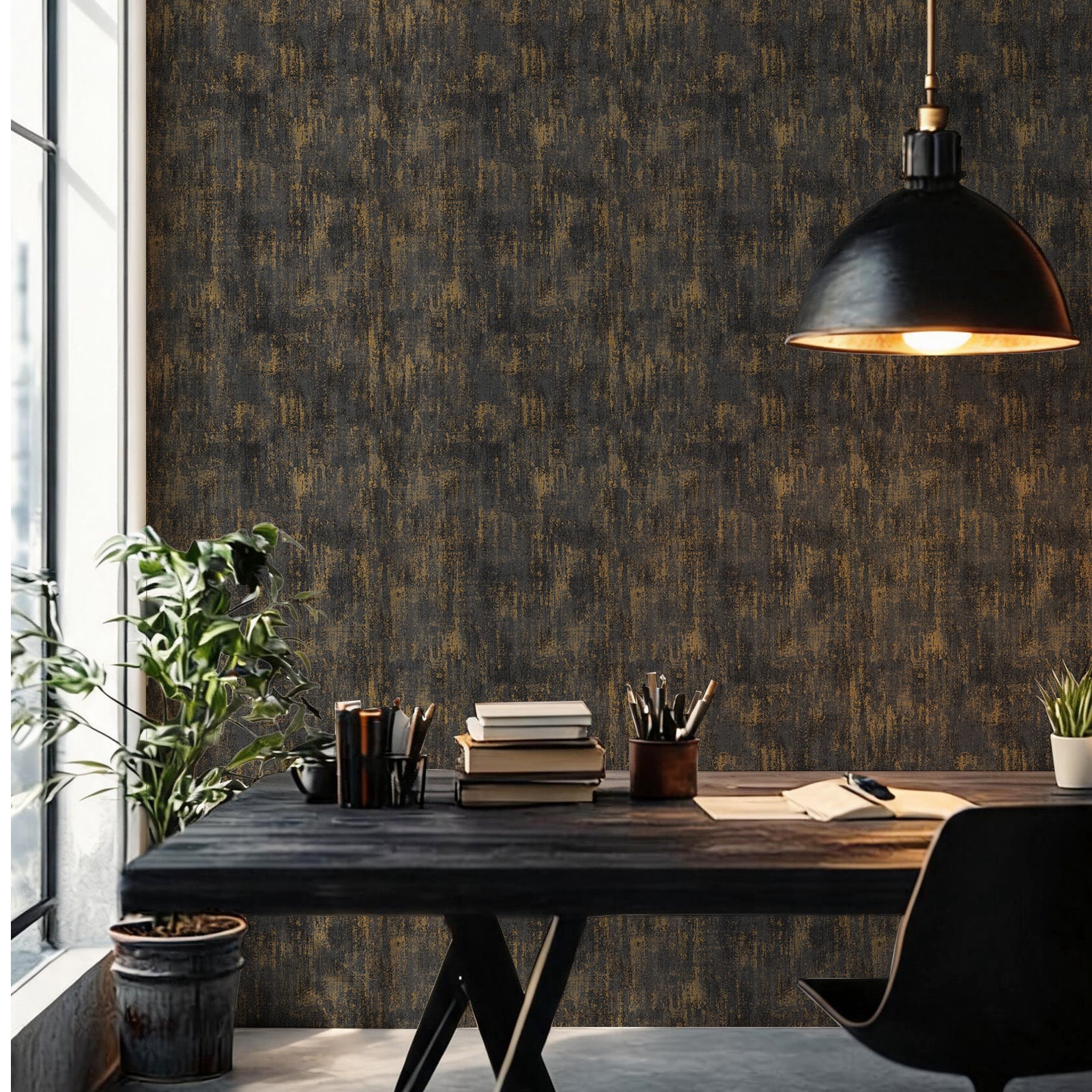 Industrial Style Peel & Stick Wallpaper