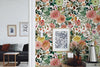 Multicolor Peony Nursery Wallpaper