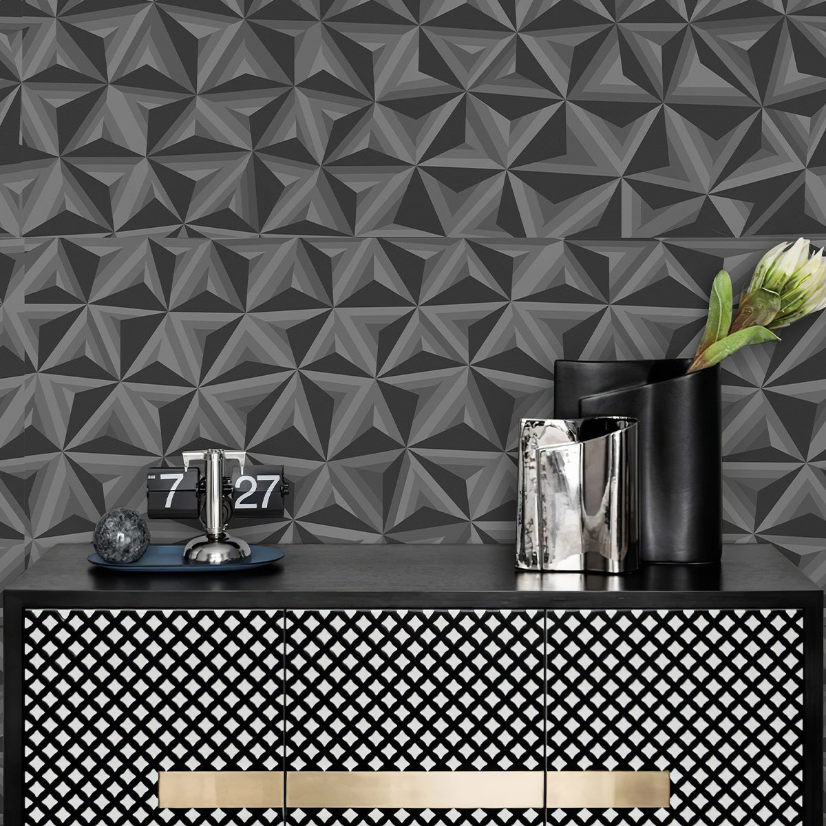 3D Star Textured Peel and Stick Wallpaper