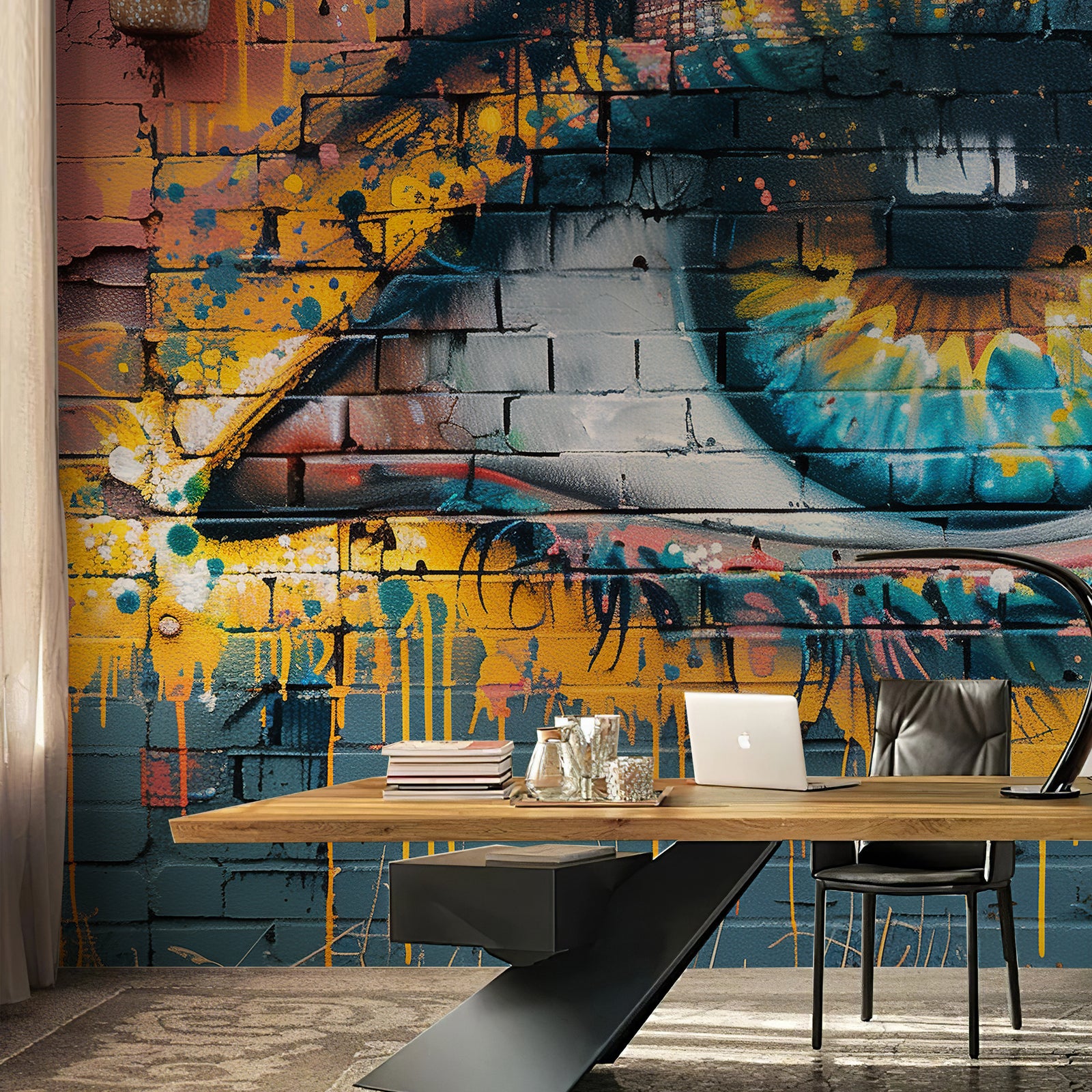 Abstract Eye Peel and Stick Wall Mural