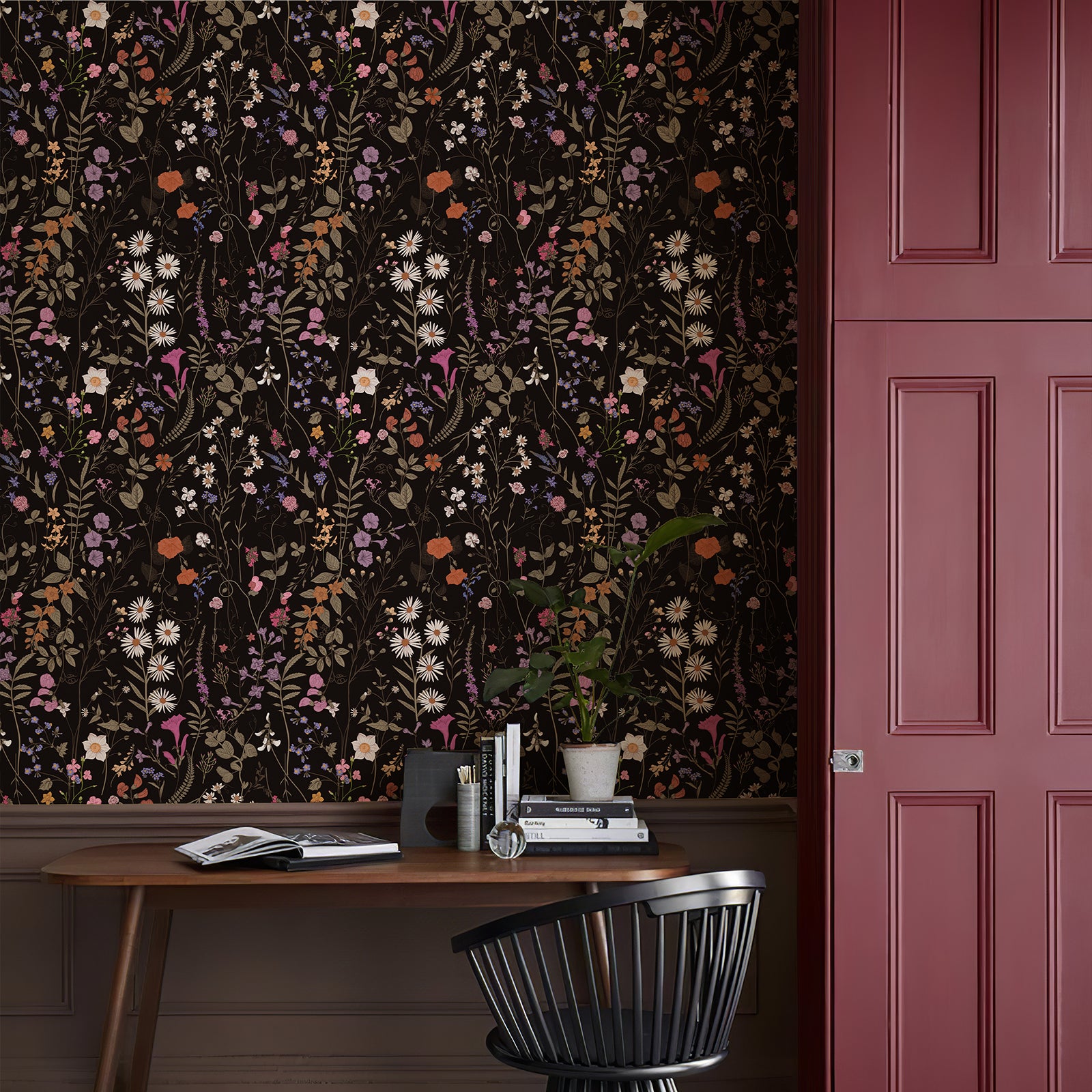 Wildwood Farm Wildflower Peel and Stick Wallpaper