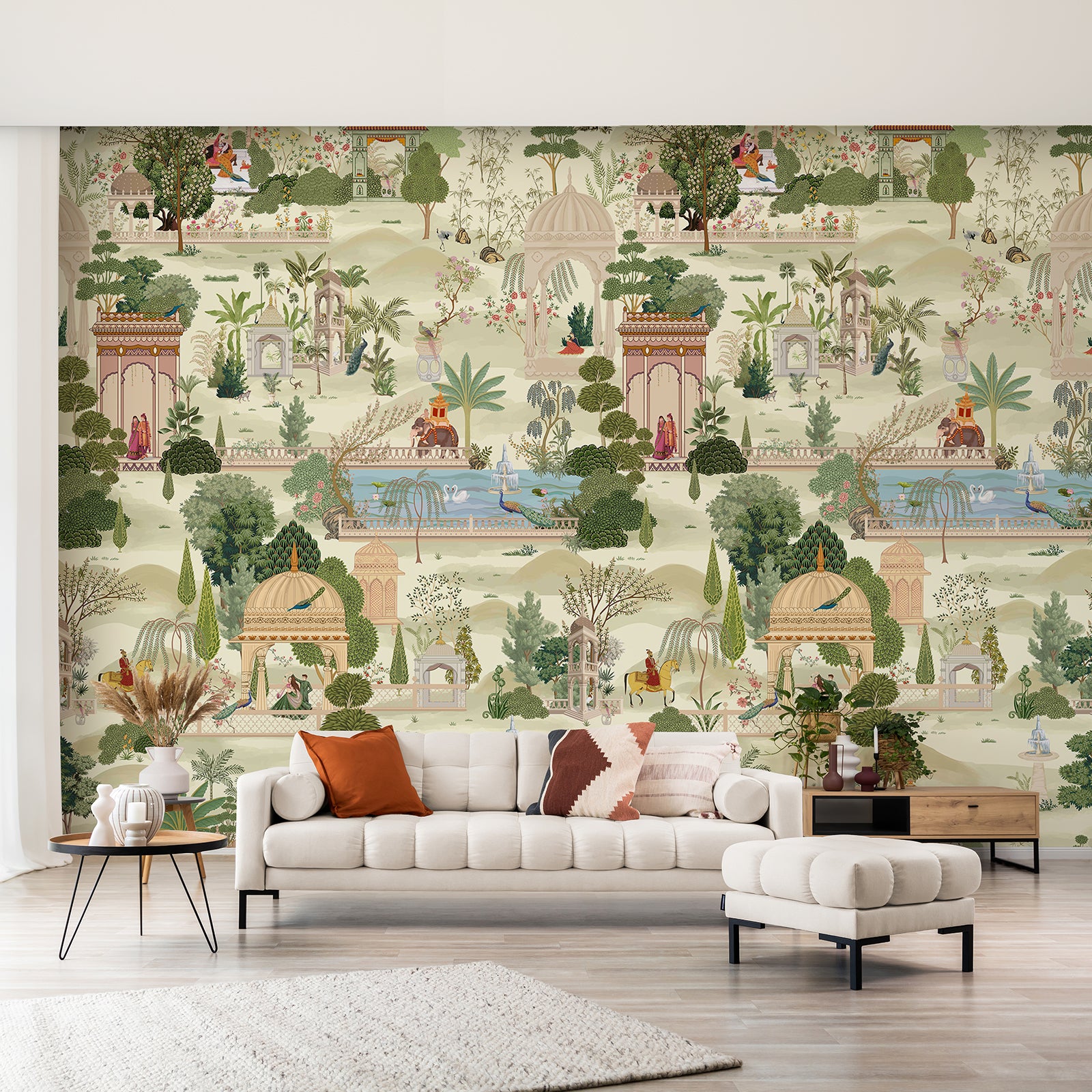Green Forest Peel and Stick Wall Mural