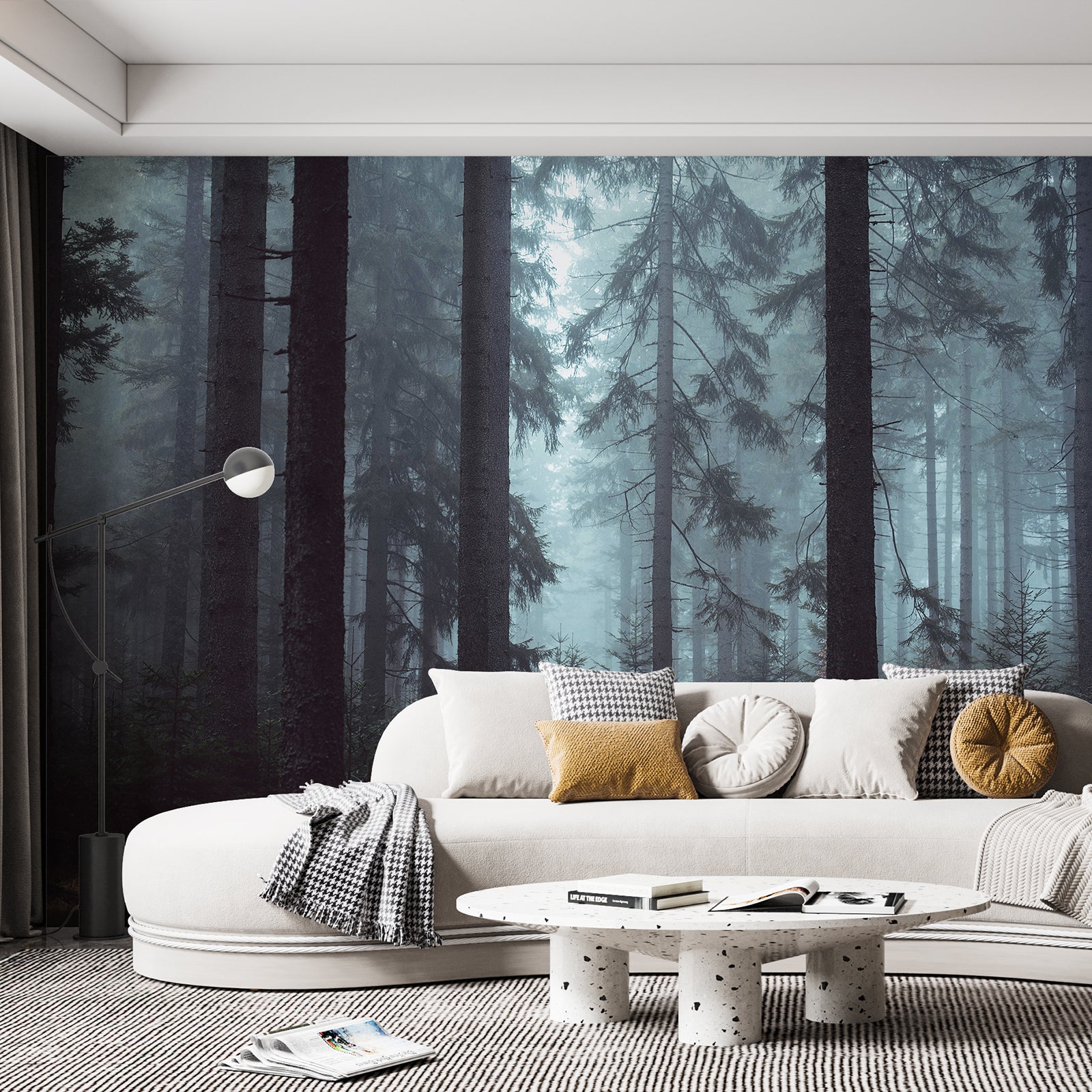 Misty Forest Peel and Stick Wall Mural