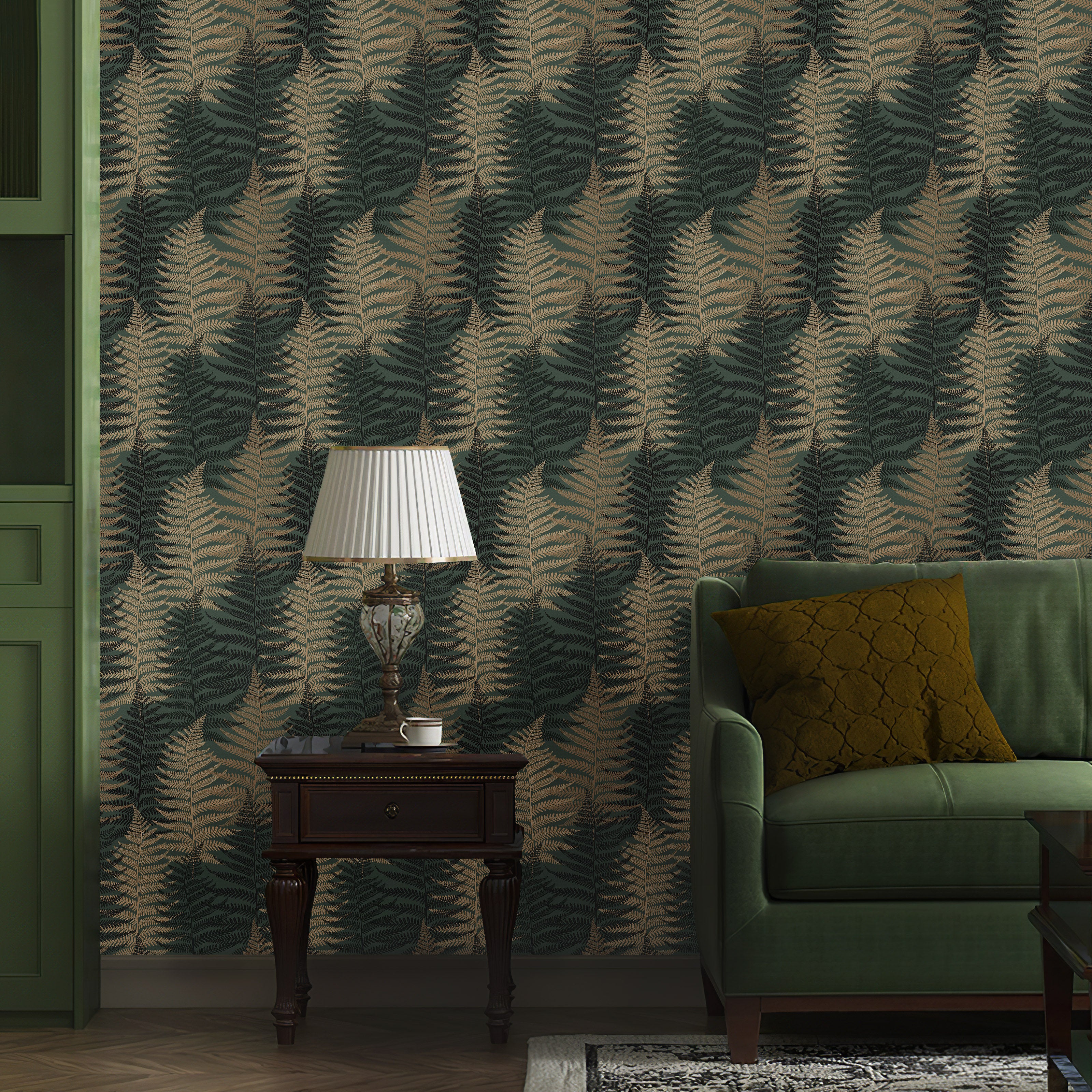 Fern Leaf Botanical Peel and Stick Wallpaper