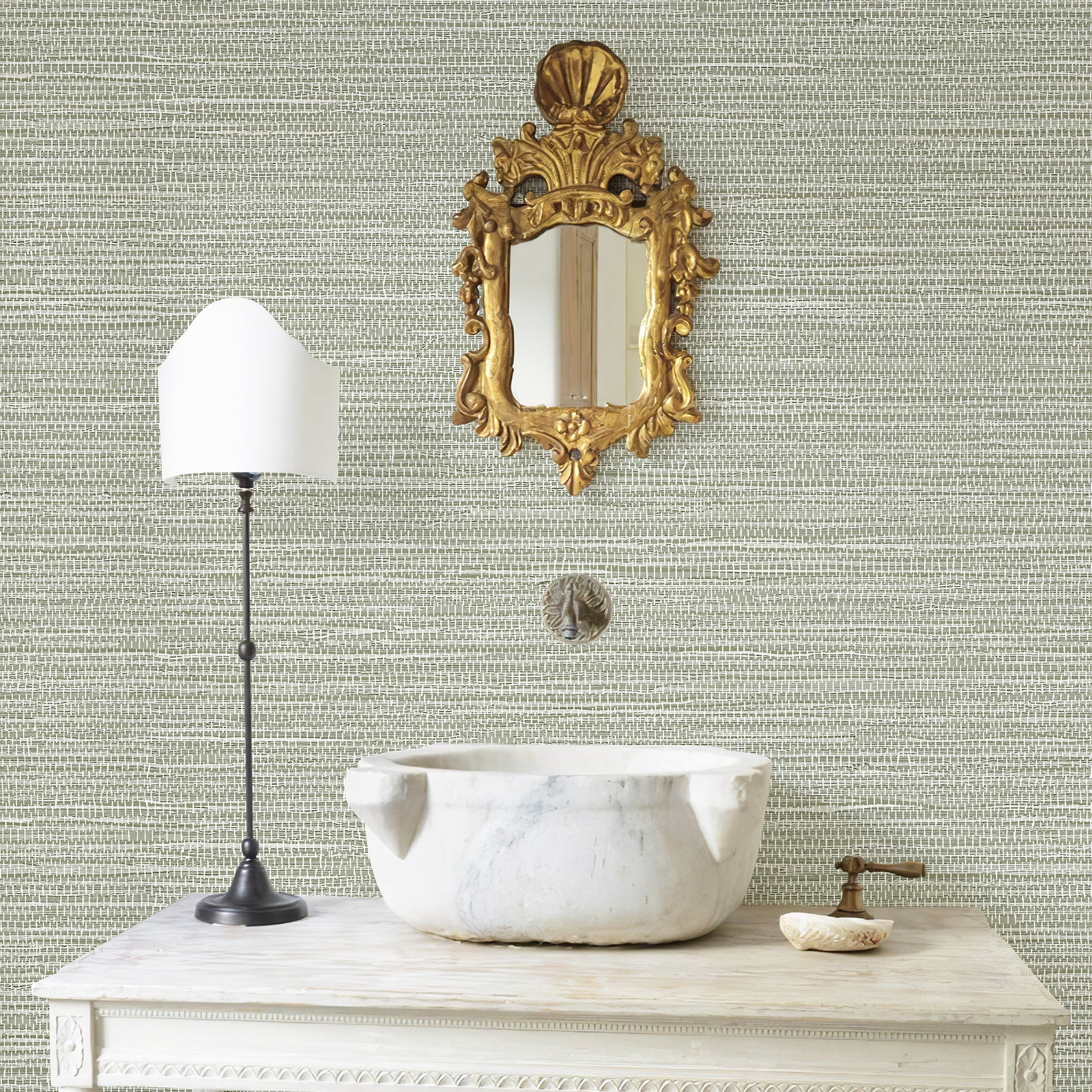 Grasscloth Woven Removable Peel and Stick Wallpaper