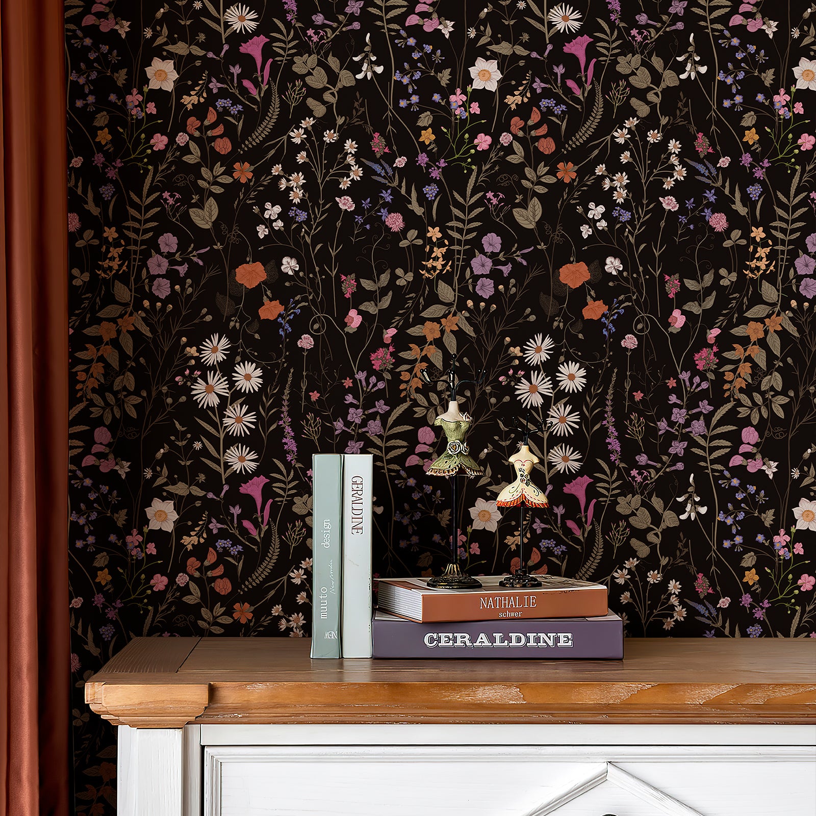 Wildwood Farm Wildflower Peel and Stick Wallpaper