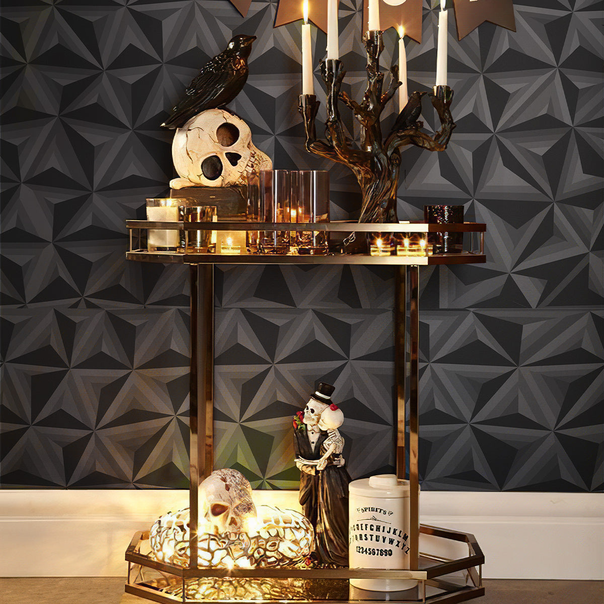 3D Star Textured Peel and Stick Wallpaper