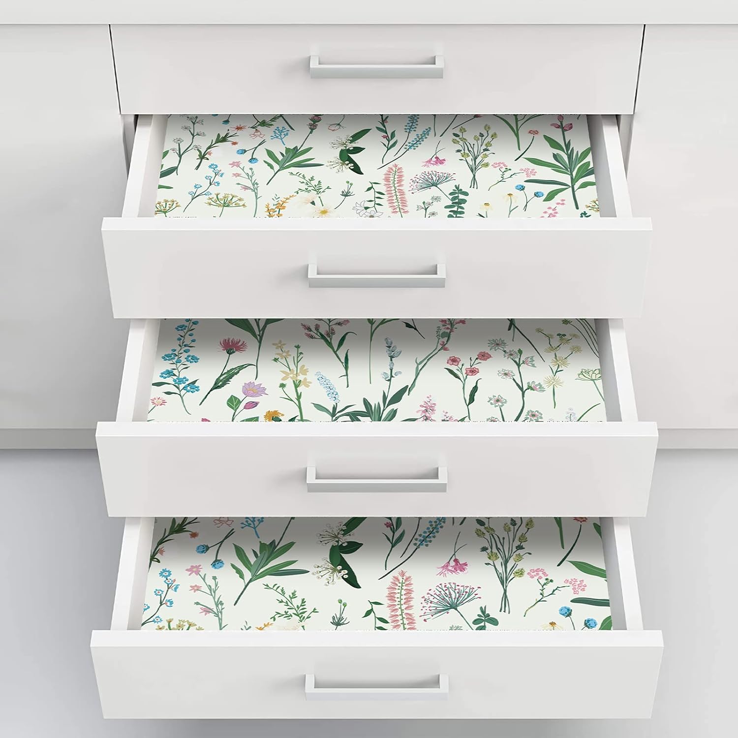 JiffDiff Floral Self-Adhesive Wallpaper