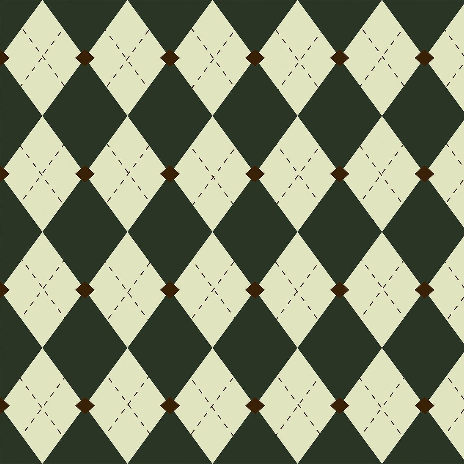 Retro Plaid Self-Adhesive Wallpaper