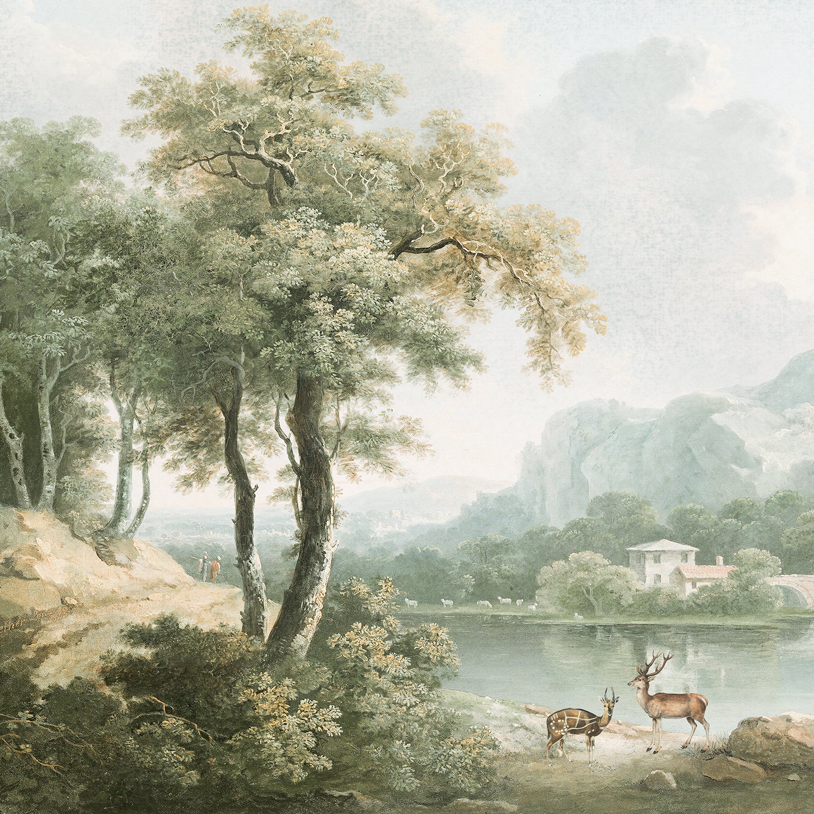 Vintage Nature Peel and Stick Wall Mural