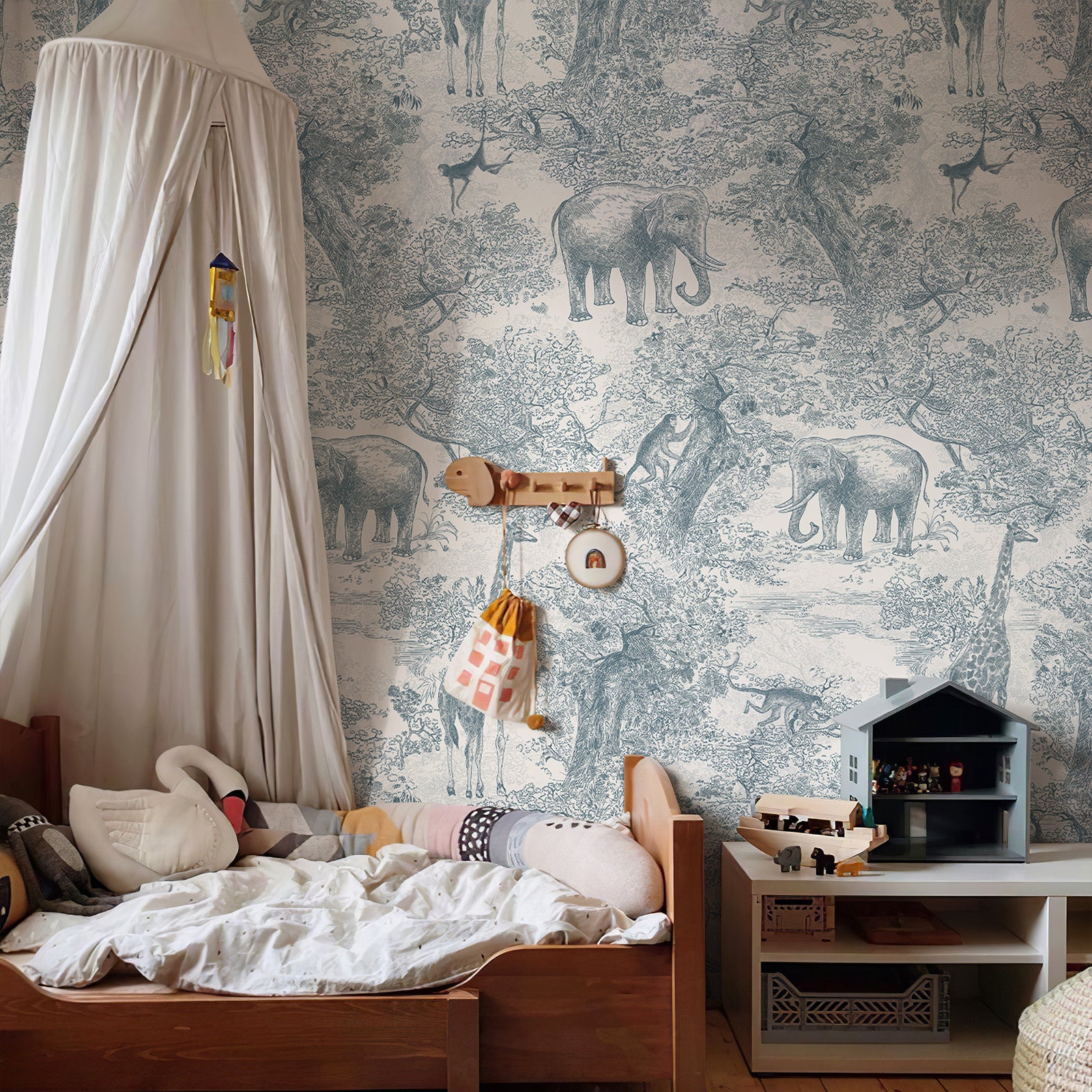 Animal Forest Party Peel and Stick Wall Mural