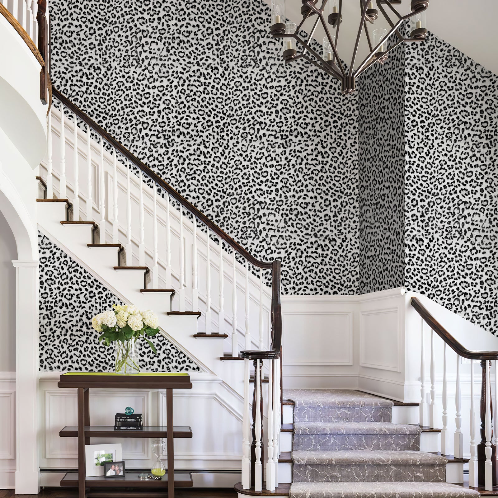 JIFFDIFF Leopard Print Peel and Stick Wallpaper