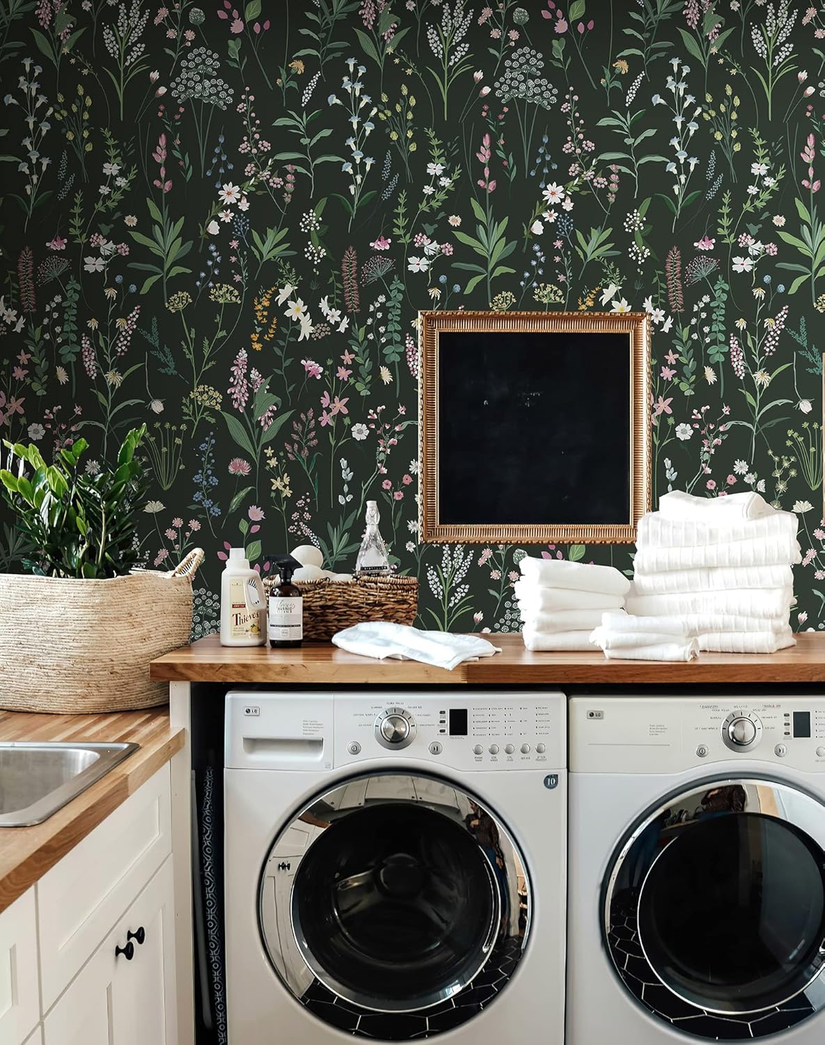JiffDiff Floral Self-Adhesive Wallpaper