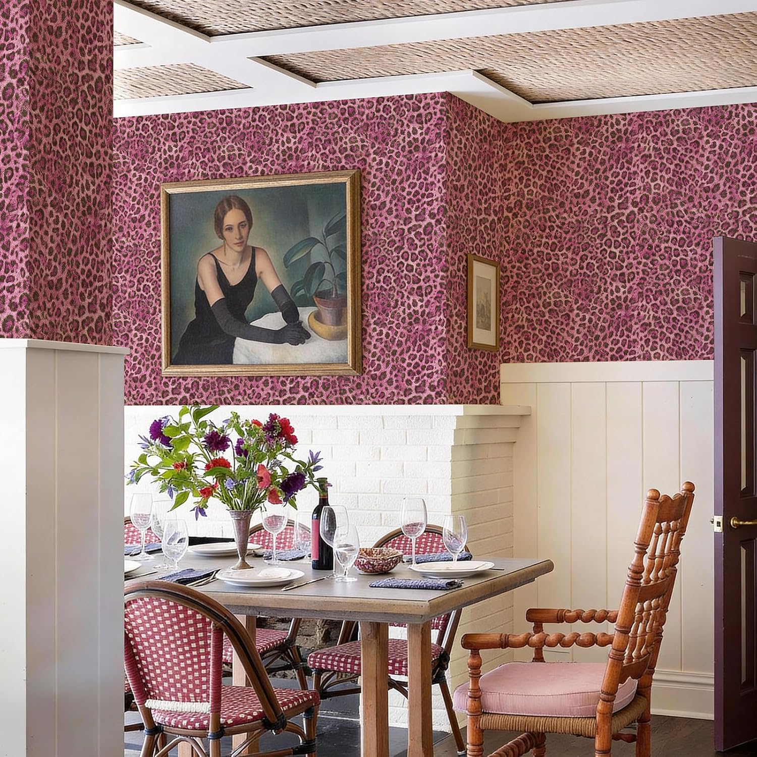 Upgraded Leopard Print Self-Adhesive Wallpaper