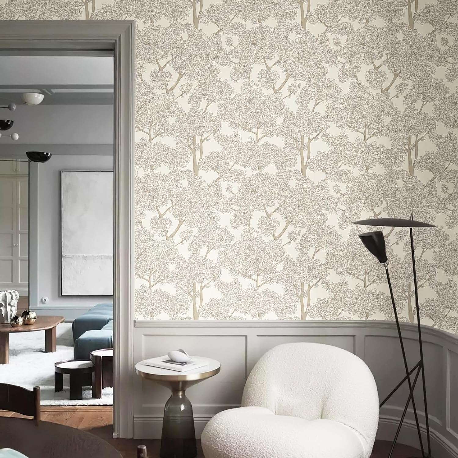 Tree Wallpaper — Peel-and-Stick Jungle Wallpaper & Forest Murals