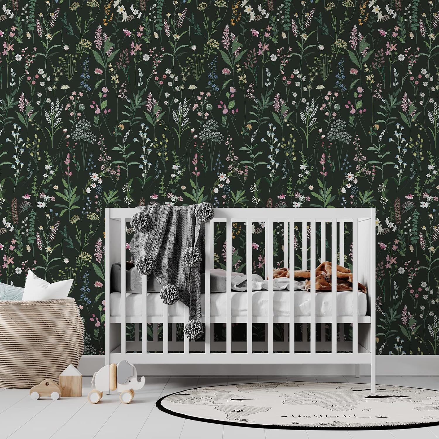 JiffDiff Floral Self-Adhesive Wallpaper