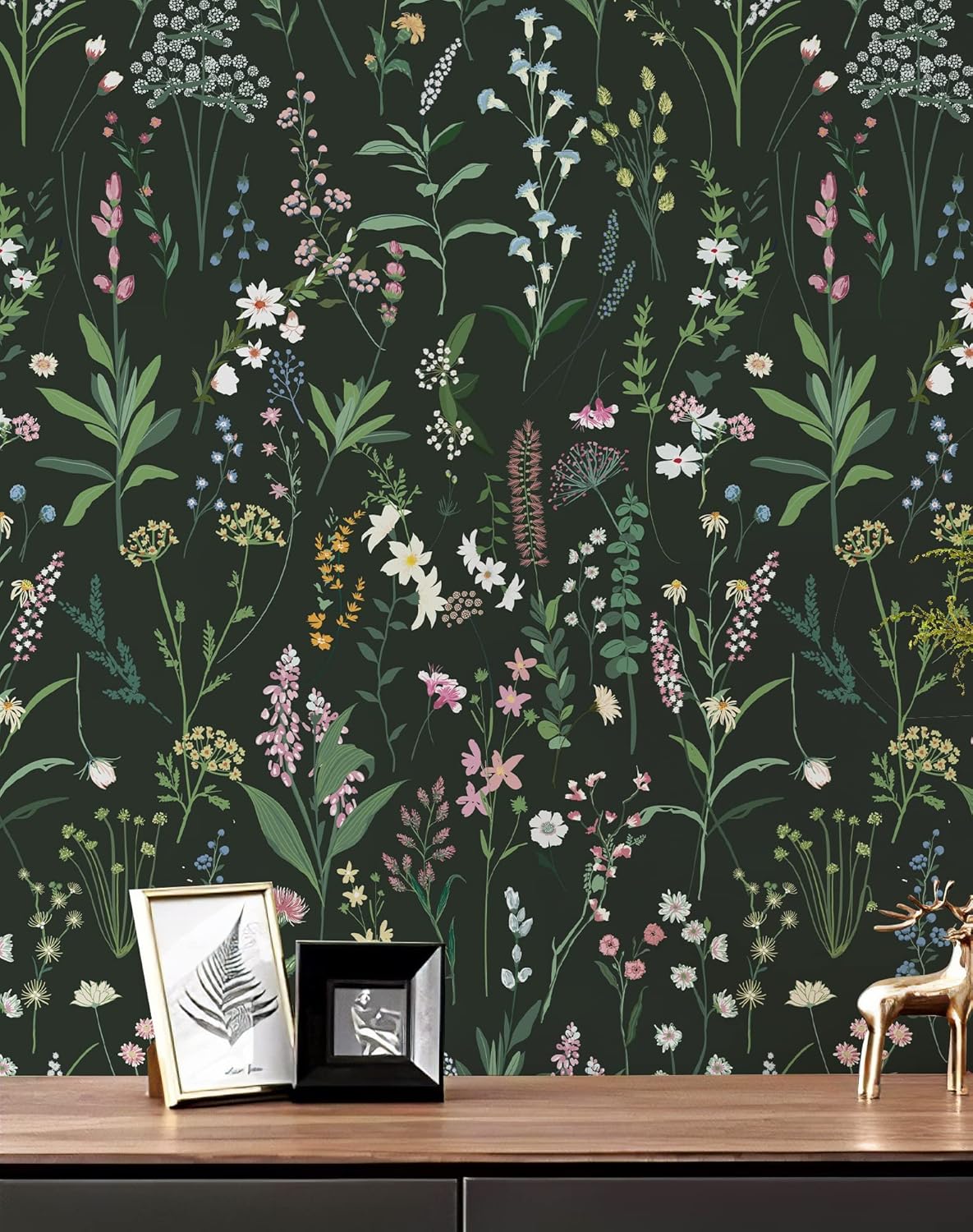 JiffDiff Floral Self-Adhesive Wallpaper