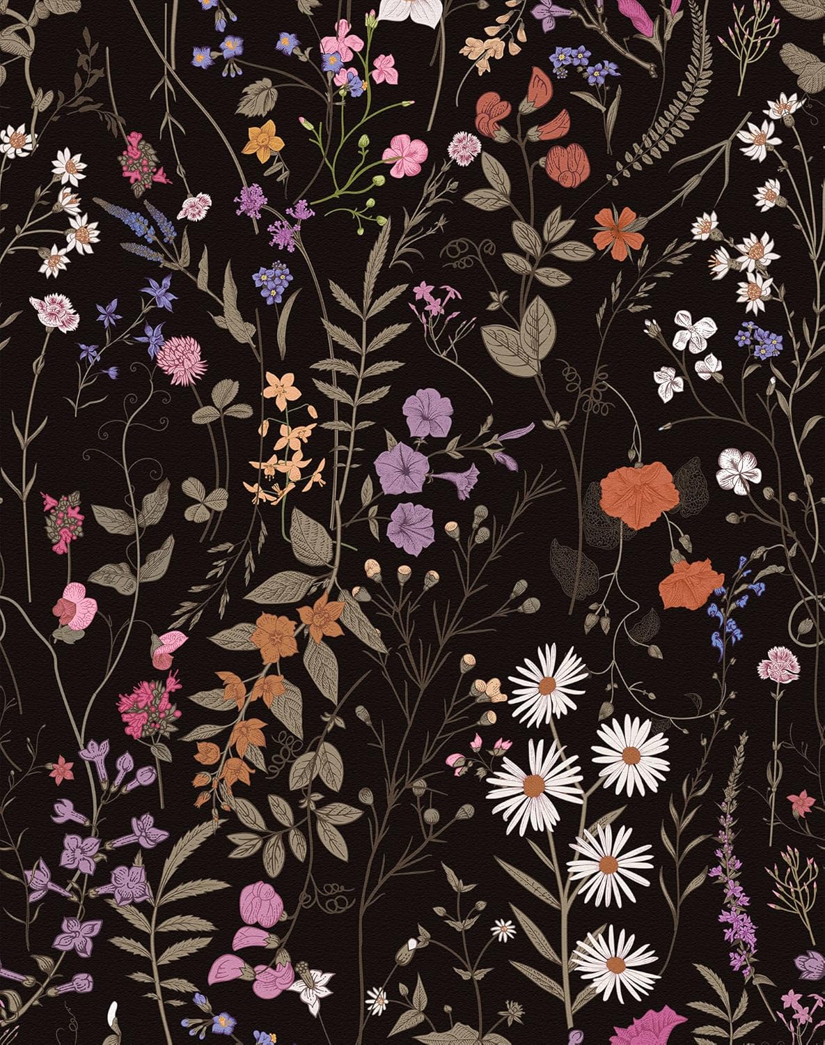 JiffDiff Floral Self-Adhesive Wallpaper