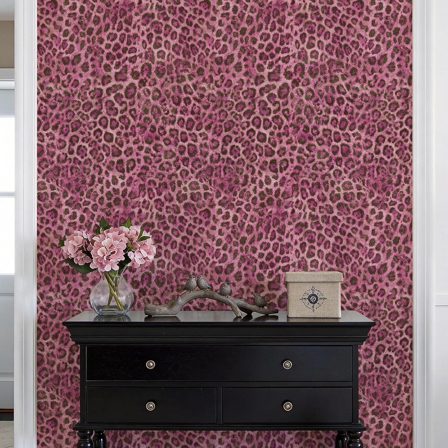 Upgraded Leopard Print Self-Adhesive Wallpaper