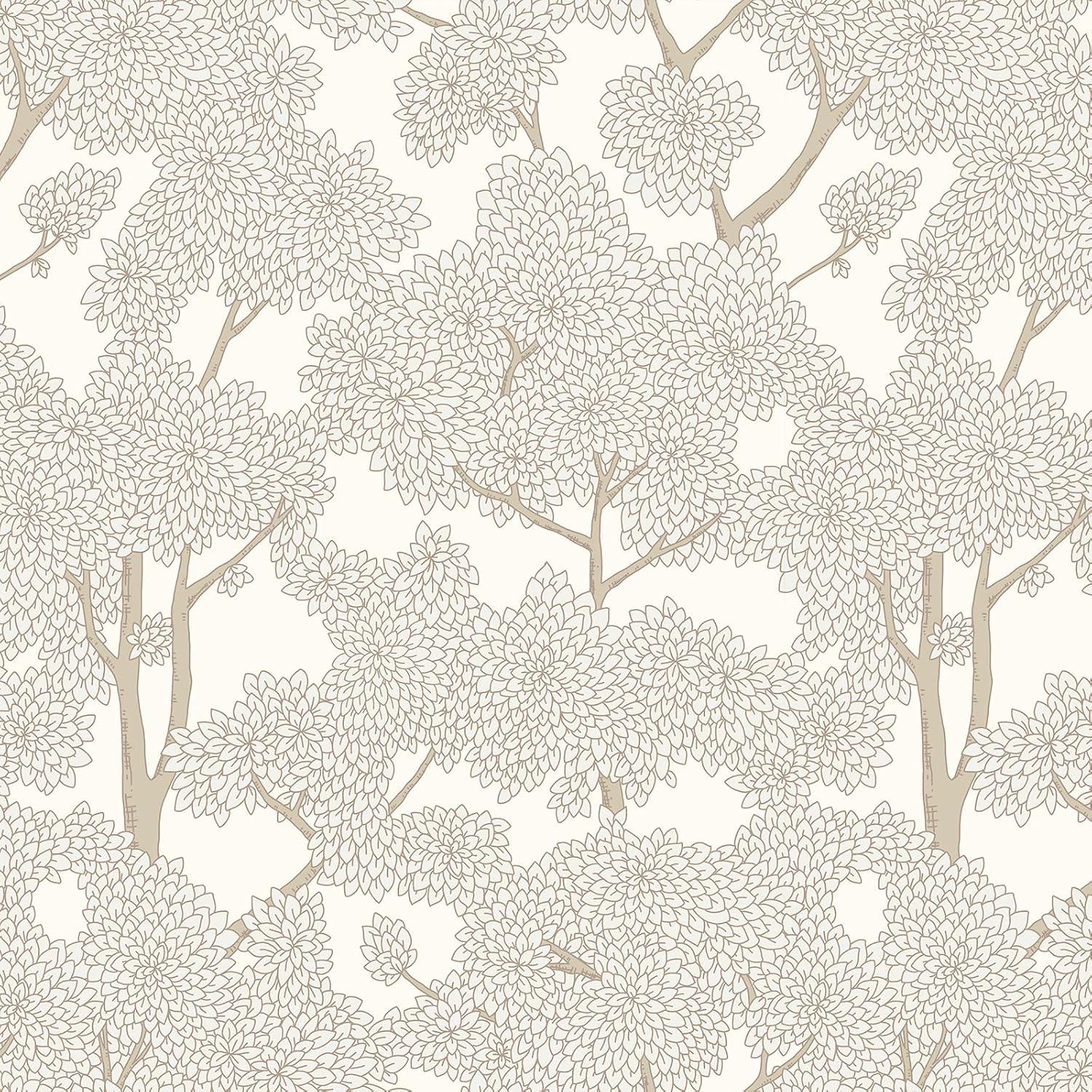 Tree Wallpaper — Peel-and-Stick Jungle Wallpaper & Forest Murals