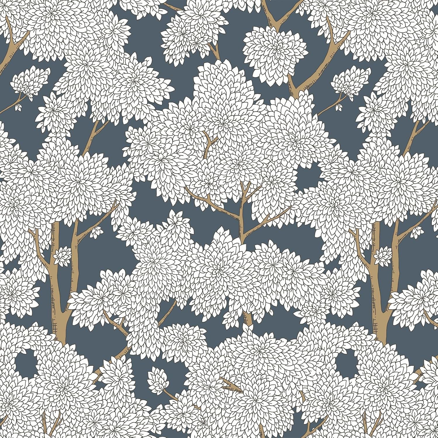 Tree Wallpaper — Peel-and-Stick Jungle Wallpaper & Forest Murals
