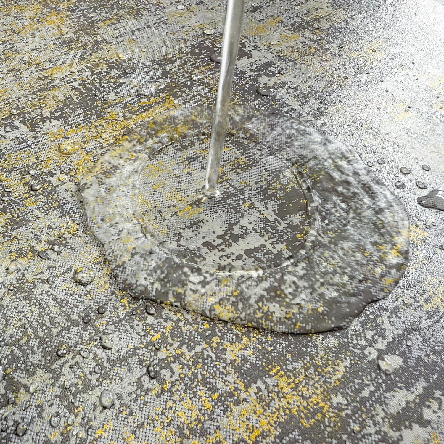 Industrial-Style Metal and Concrete Wallpaper
