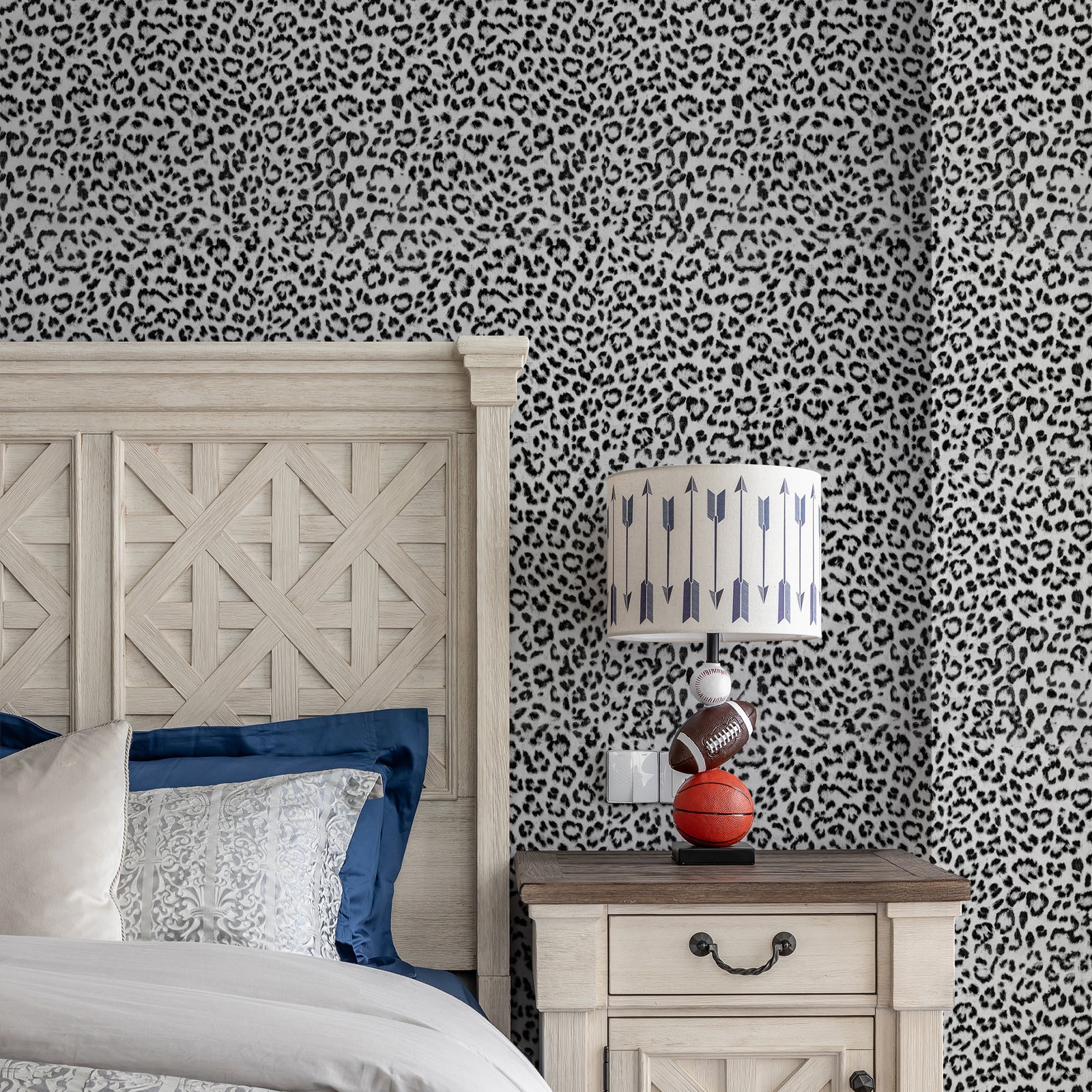 JIFFDIFF Leopard Print Peel and Stick Wallpaper